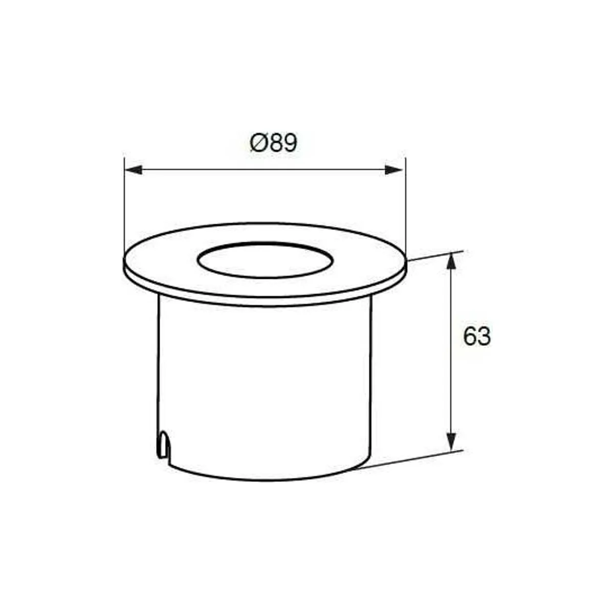 LG946 LED Gömme Bahçe Armatürü (3000K) - Görsel 2