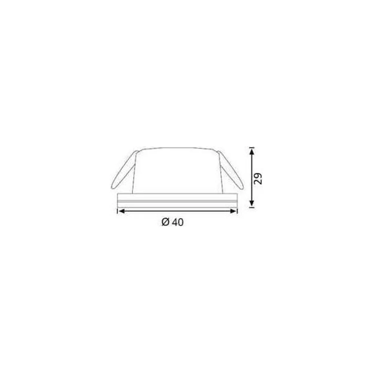 LS968 AL Alüminyum 3W LED Spot (3000K) - Görsel 2