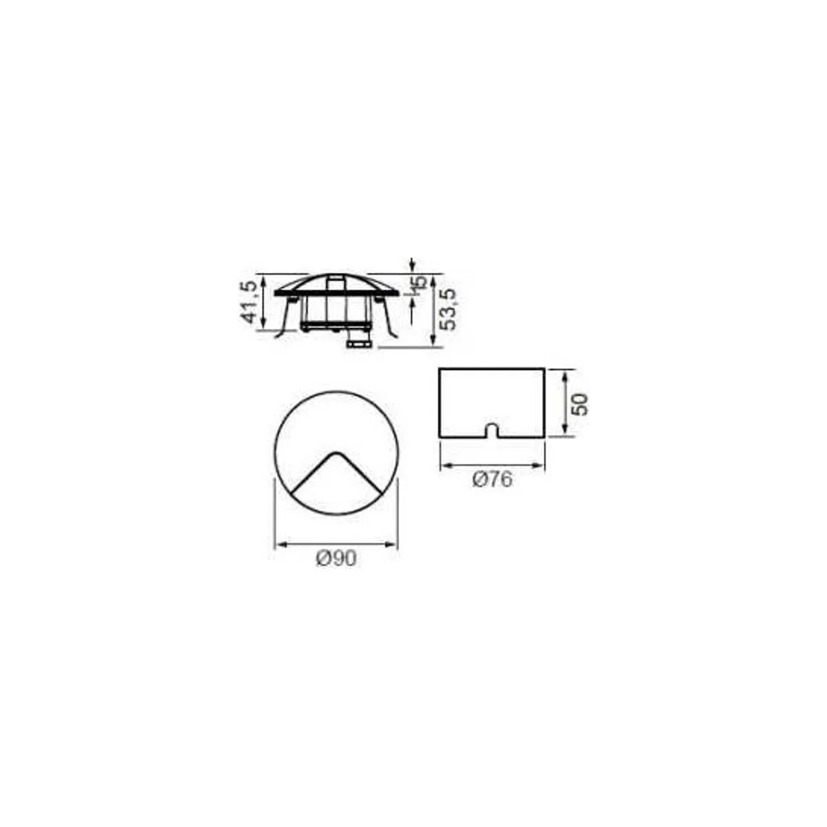 LW975 AN LED Duvar Armatürü (3000K) - Görsel 2